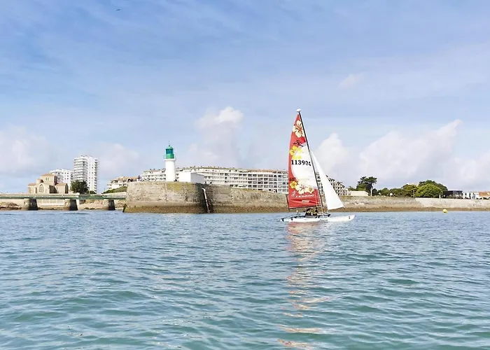 Face Ocean : T3 Au 9eme Avec Balcon-terrasse, Centre Et Ville, Confort - Fr-1-92-645 公寓 莱萨布勒-多洛讷