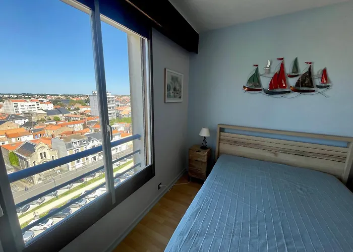 公寓 Face Ocean : T3 Au 9eme Avec Balcon-terrasse, Centre Et Ville, Confort - Fr-1-92-645 *